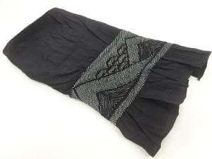 正絹　絞り波模様男物兵児帯